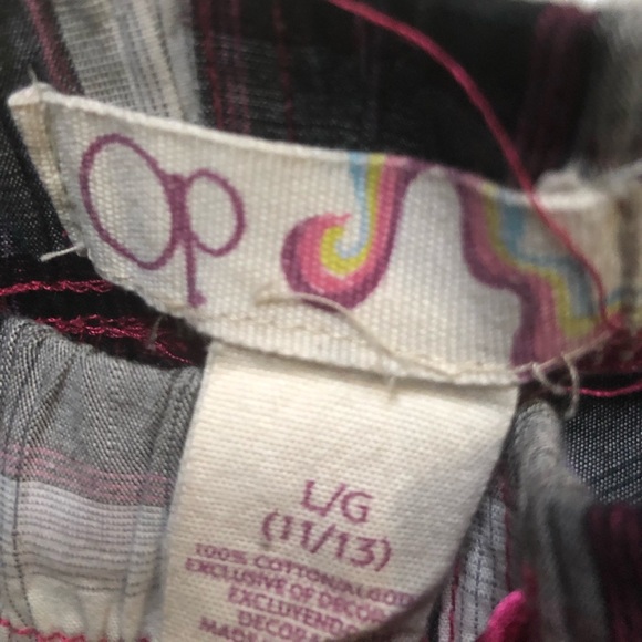 Ocean Pacific Plaid Capri Pajama Pants - Picture 3 of 3